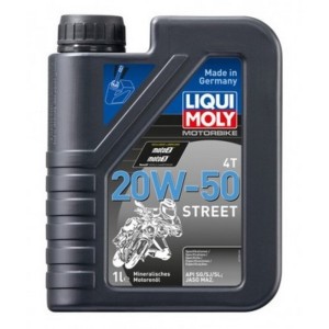 Botella de 1L aceite Liqui Moly Motorbike 4T mineral 20W-50 Street ...