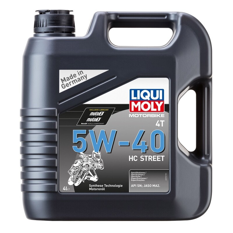 Garrafa 4L aceite Liqui Moly HC sintético 5W-40 STREET