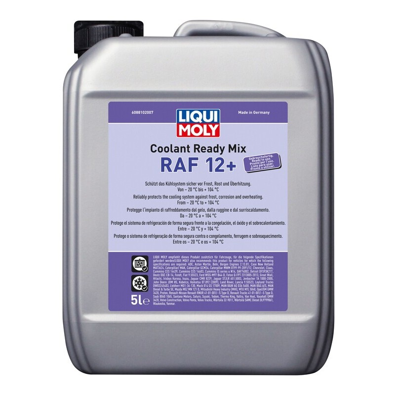 Garrafa de 5L líquido refrigerante anticongelante Liqui Moly Coolan...