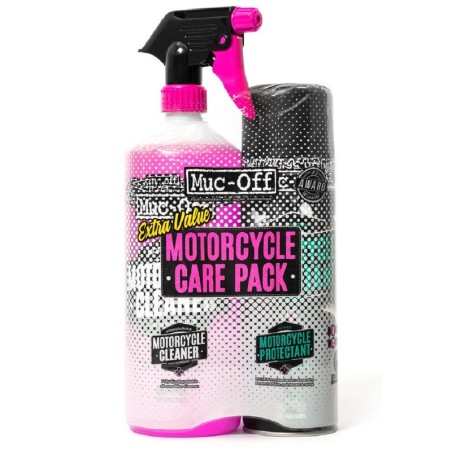 Kit duo de cuidado moto (Motorcycle Protectant + Cleaner) Muc-Off C...