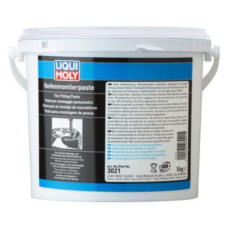 Pasta para montaje de neumáticos LIQUI MOLY blanca 5kg