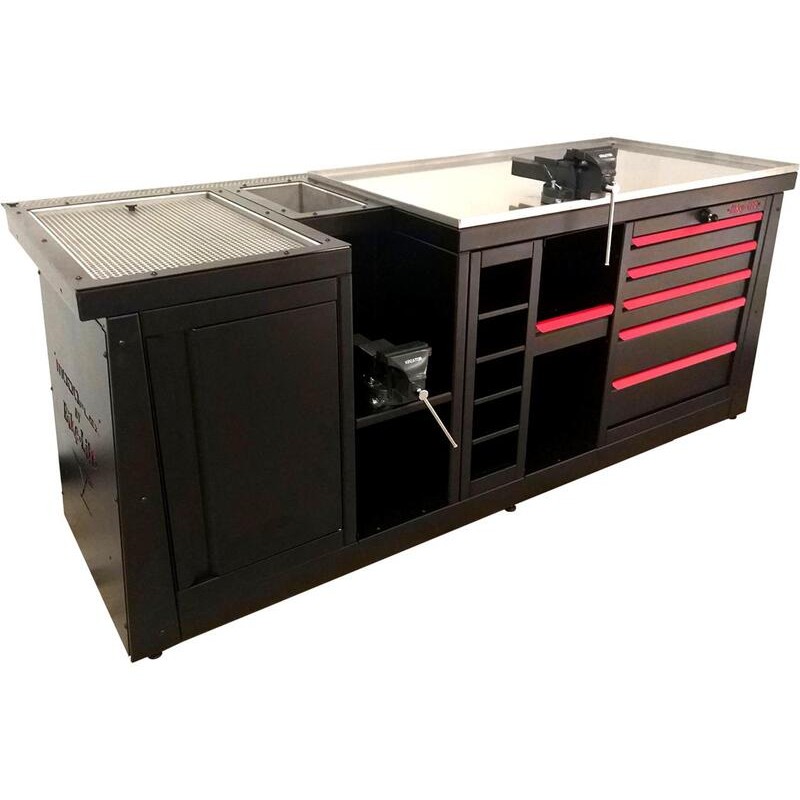 Banco de trabajo profesional para reparación de suspensiones BIKE-L...