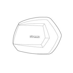 Tapa SHAD aluminio derecha SH35