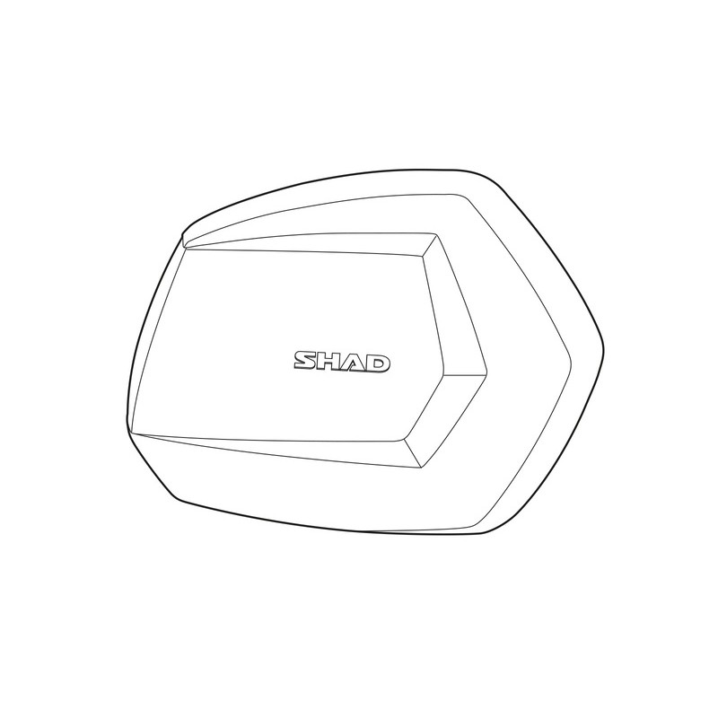 Tapa SHAD aluminio derecha SH35