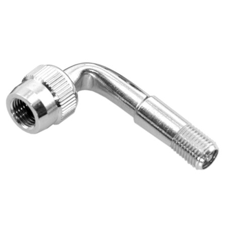 V BIKE Racor de válvula gruesa curvado