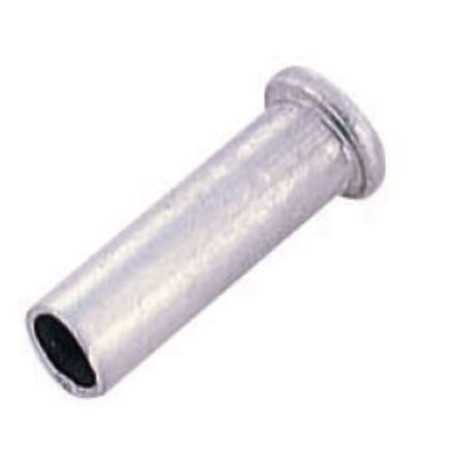 ALHONGA Bote 500 Terminales de cable Ø2mm. Aluminio plata