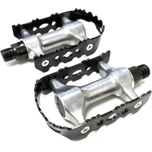 Par pedales BTT ALU. Eje CR-MO. Negro