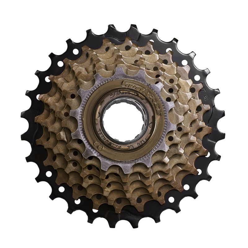 V BIKE Cassette a rosca bicicleta 7 Velocidades. Desarrollo 14/28