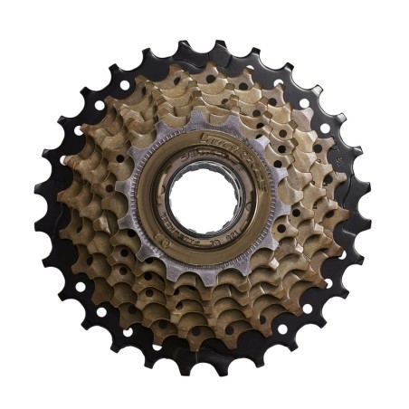 V BIKE Cassette a rosca bicicleta 7 Velocidades. Desarrollo 14/28