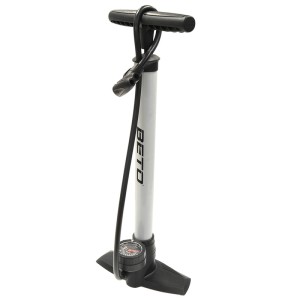 Inflador taller bici BETO 11bar racor doble para válvula fina y gruesa