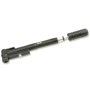 Mini-inflador GIYO telescópico con manómetro