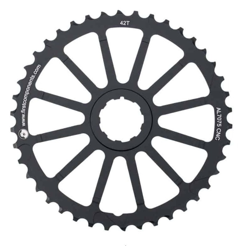 Corona 42 dientes FIRST COMPONENTS para conversión a monoplato (1x10)