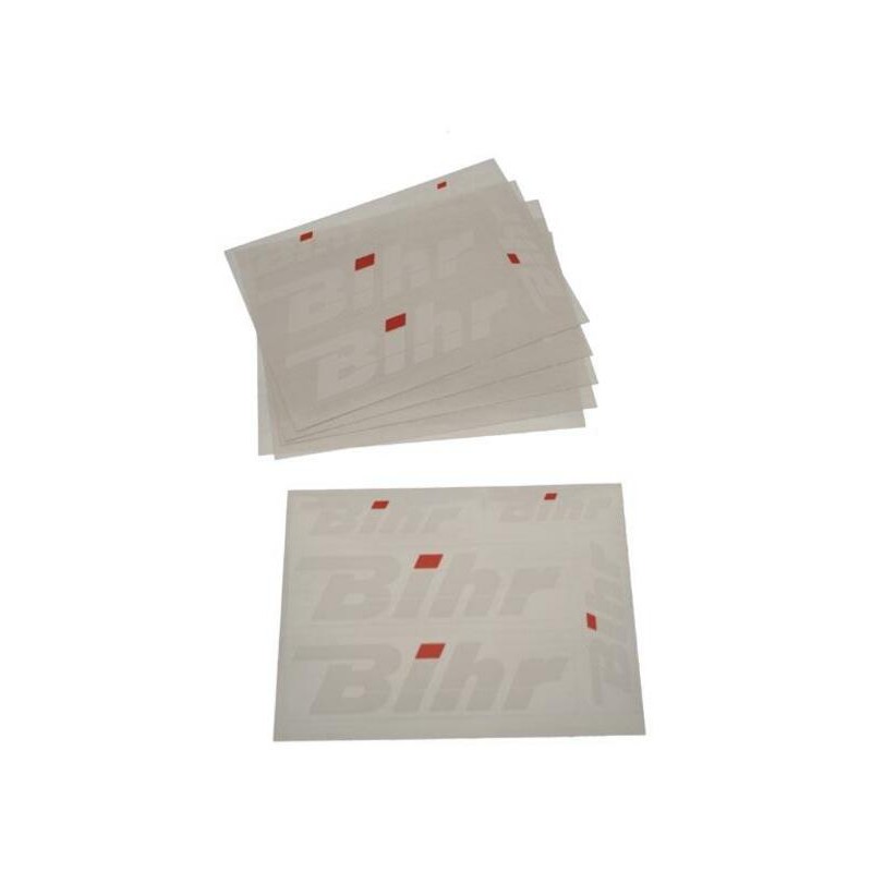 Hoja de Adhesivos BIHR Blanco