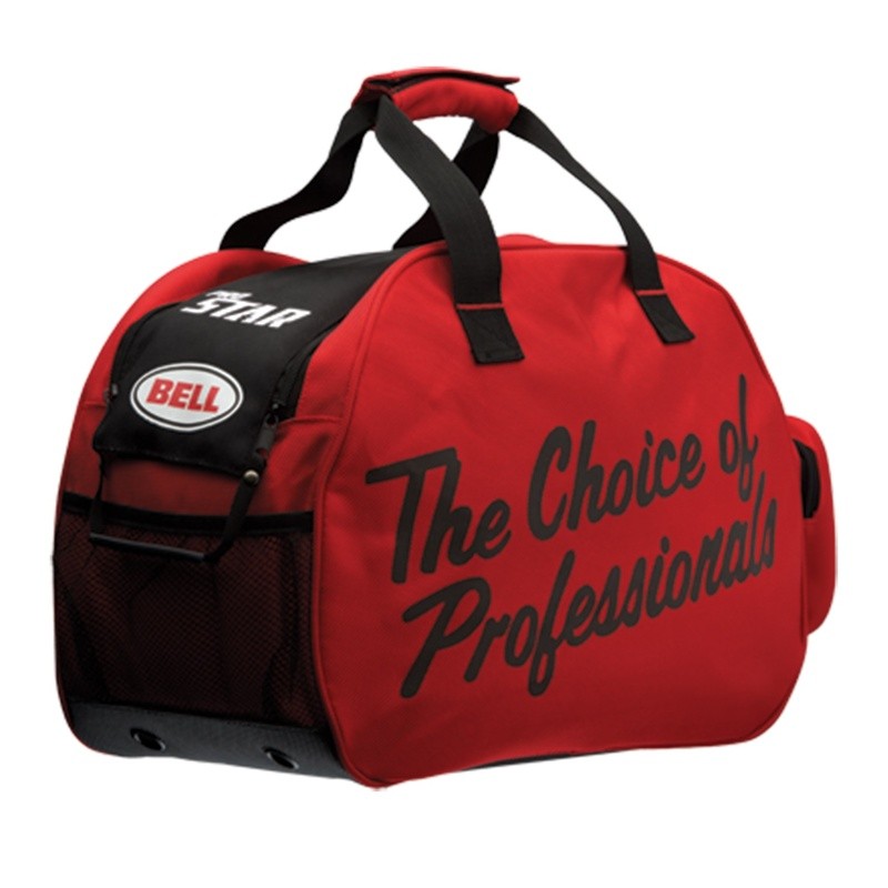 BOLSA PARA CASCO BELL RACE STAR / PRO STAR CON CREMALLERA ROJO