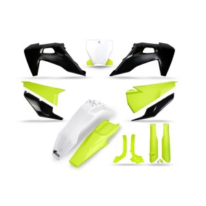 Kit de plástica UFO amarillo flúor y gris, Husqvarna TC , todos los...