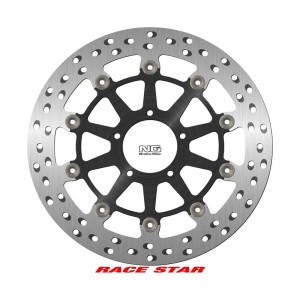 Disco de freno NG BRAKES Race Star redondo flotante