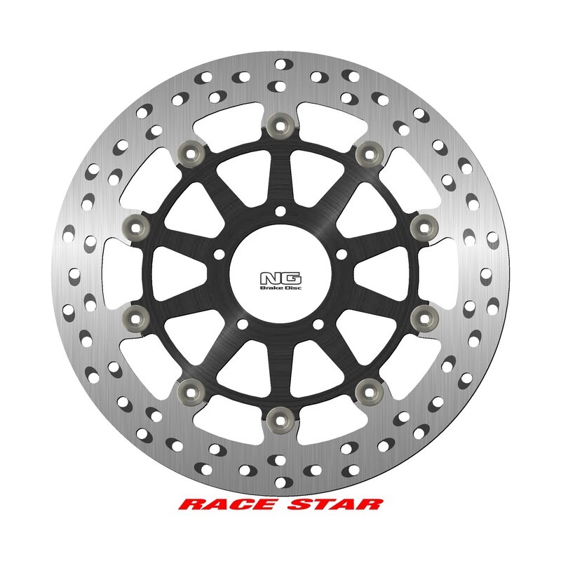 Disco de freno NG BRAKES Race Star redondo flotante