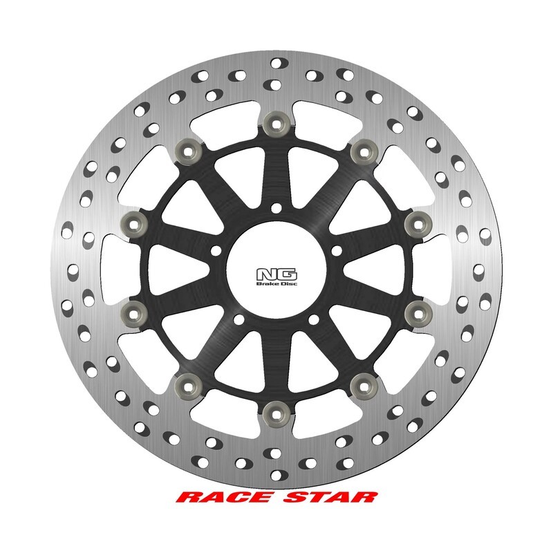 Disco de freno NG BRAKES Race Star redondo flotante