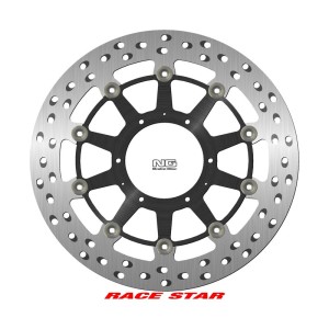 Disco de freno NG BRAKES Race Star redondo flotante