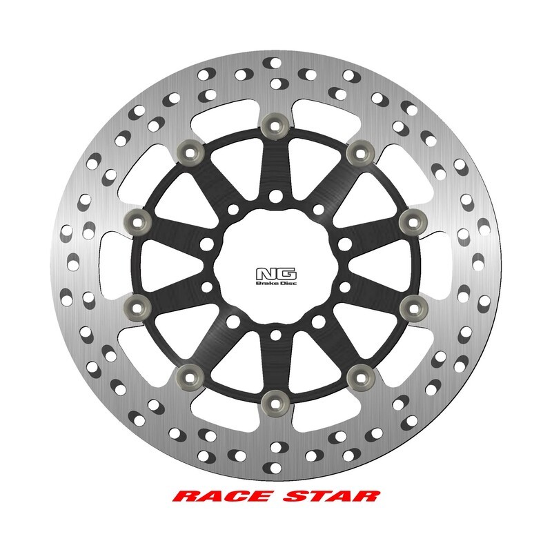 Disco de freno NG BRAKES Race Star redondo flotante
