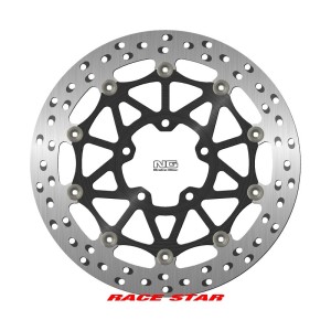 Disco de freno NG BRAKES Race Star redondo flotante