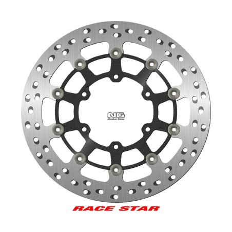 Disco de freno NG BRAKES Race Star redondo flotante