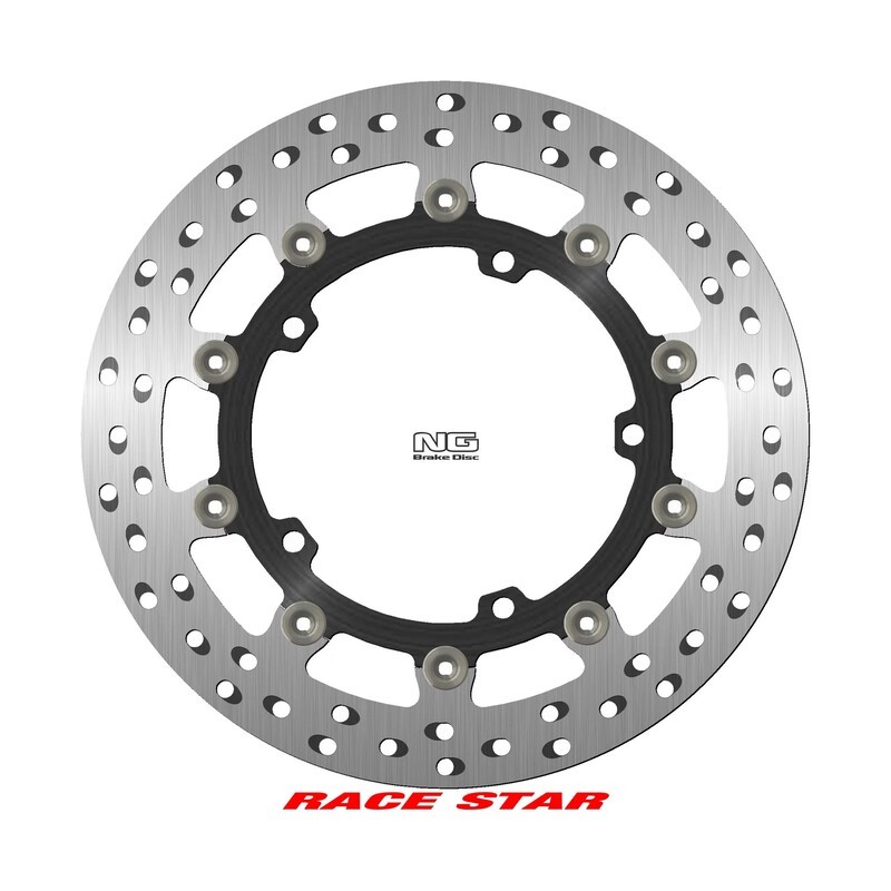 Disco de freno NG BRAKES Race Star redondo flotante