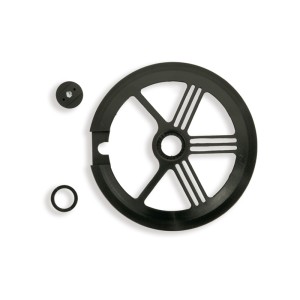 Protector de plato (42 dientes). Negro