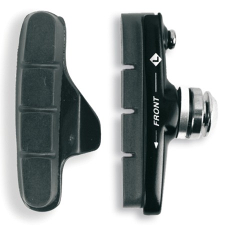 Par zapatas alu regulables negra Campagnolo