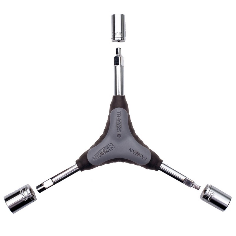 Llave Y Allen 6 en 1. 4/5/6-8/10/12mm Super B - REF TB-YY25