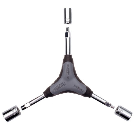 Llave Y Allen 6 en 1. 4/5/6-8/10/12mm Super B - REF TB-YY25