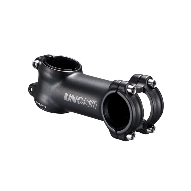 Potencia para bicicleta ±8°/12°/16° UNO 90 mm negro