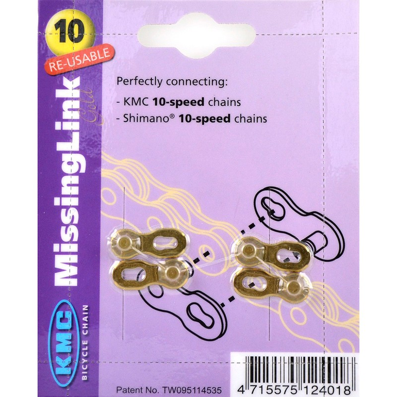 Enganche Cadena KMC 10V (5,88 mm) Sram/Shimano (Blister 2uds)