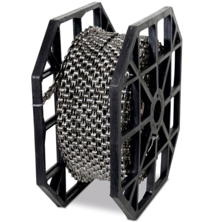 Cadena KMC Z8 en rollo 50m + 40 enganches