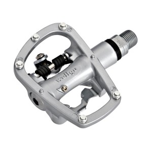 Par Pedales MTB Plataforma/Clip aluminio eje Cr-Mo sellado Wellgo R...
