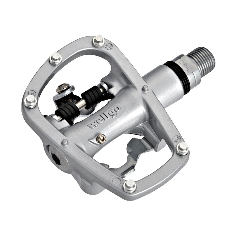 Par Pedales MTB Plataforma/Clip aluminio eje Cr-Mo sellado Wellgo R...