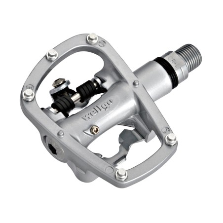 Par Pedales MTB Plataforma/Clip aluminio eje Cr-Mo sellado Wellgo R...