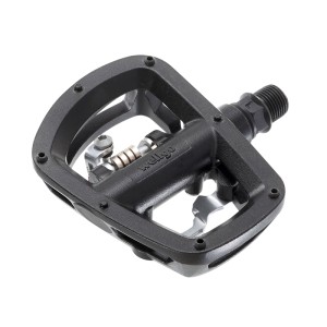 Par Pedales MTB Plataforma/Clip aluminio eje Cr-Mo Wellgo W43 color...