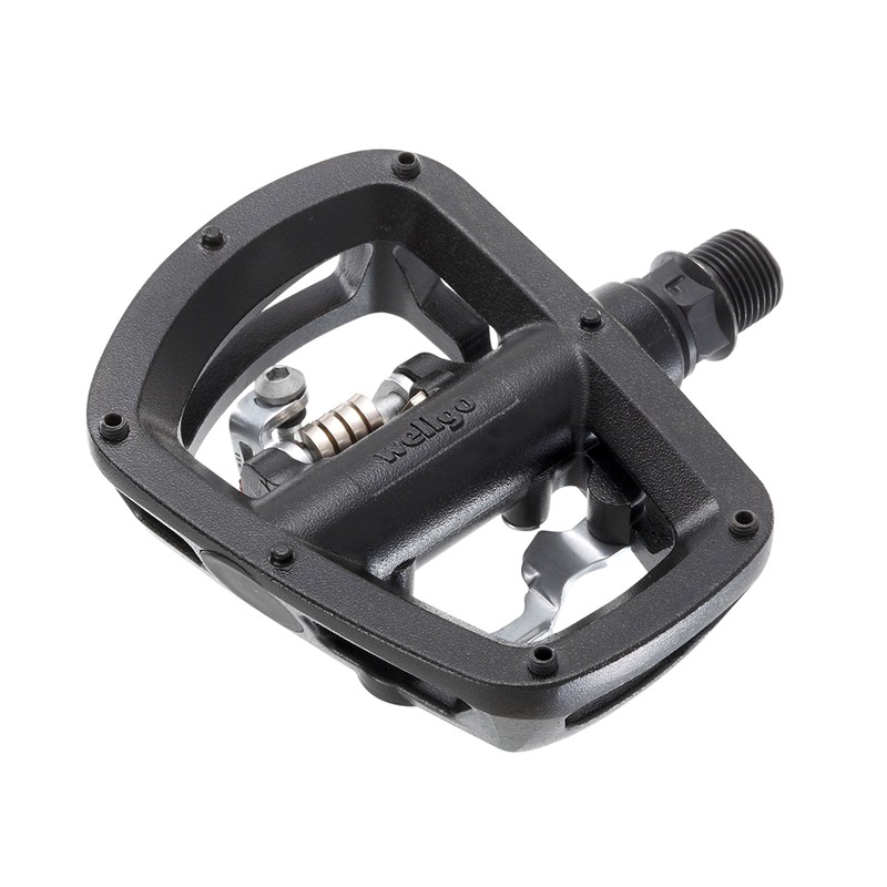 Par Pedales MTB Plataforma/Clip aluminio eje Cr-Mo Wellgo W43 color...