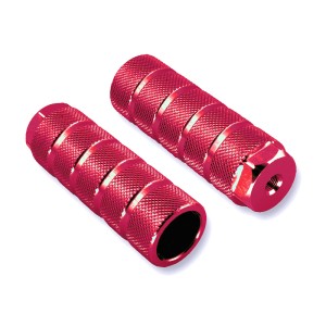 Juego reposapies rojo bici M14.