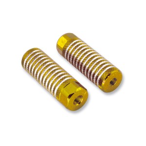 Juego de reposapies bici 24Tx26T. Oro