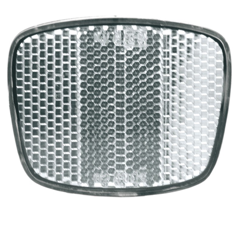 Reflector delantero de bicicleta + soporte sujeción a la horquilla ...