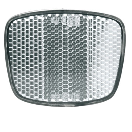 Reflector delantero de bicicleta + soporte sujeción a la horquilla ...