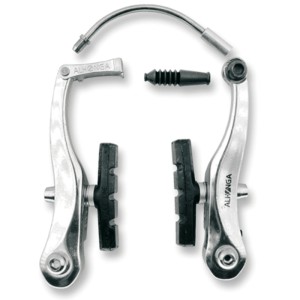 Juego de frenos V-Brake ALU. Rojo