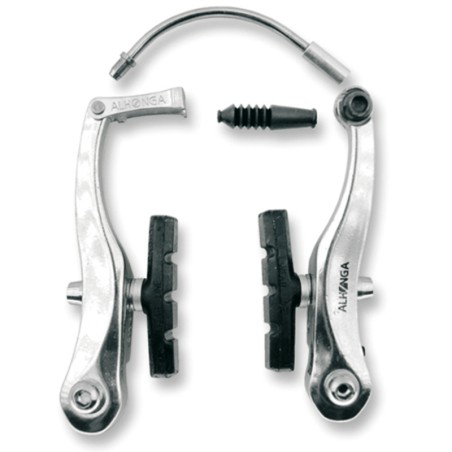 Juego de frenos V-Brake ALU. Rojo