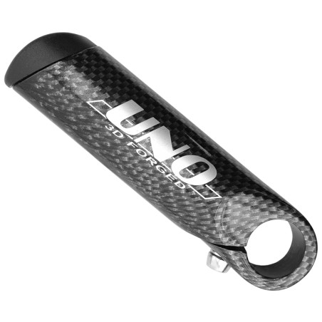 Apéndices de manillar UNO. 110mm. Anatómicos. Blancos