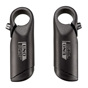 Apéndices de manillar UNO. 110mm. Anatómicos. Negros