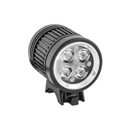 Luz delantera bicicleta LED 1600lm con batería externa recargable