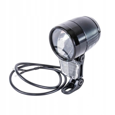 Luz delantera bicicleta LED 300lm para e-bike con baterías 6V-48V