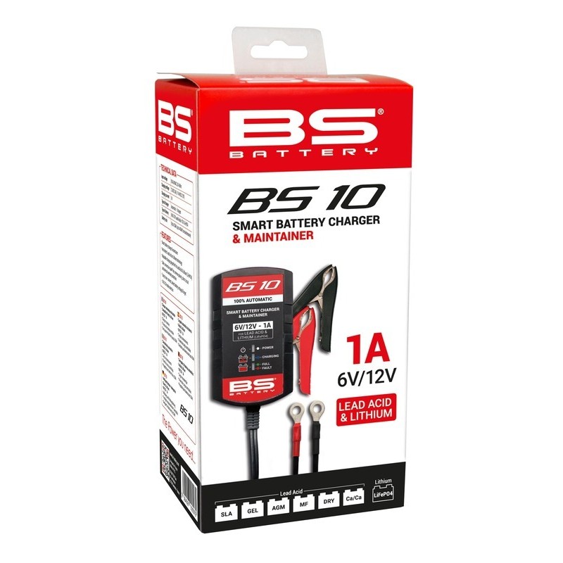 Cargador de bateria inteligente BS BATTERY BS10 - 6/12V 1A